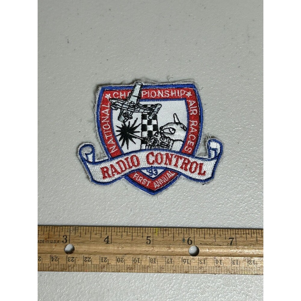 RARE VTG 1993 National Championship Air Races First Annual Radio Control Patch